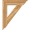 Ekena Millwork Traditional Traditional Rough Sawn Bracket w/ Offset Brace, Western Red Cedar, 8"W x 32"D x 38"H BKT0806X32X38TRA01RWR - alternate 2